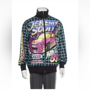 Jeremy Scott X adidas . new multicolor men's jacket